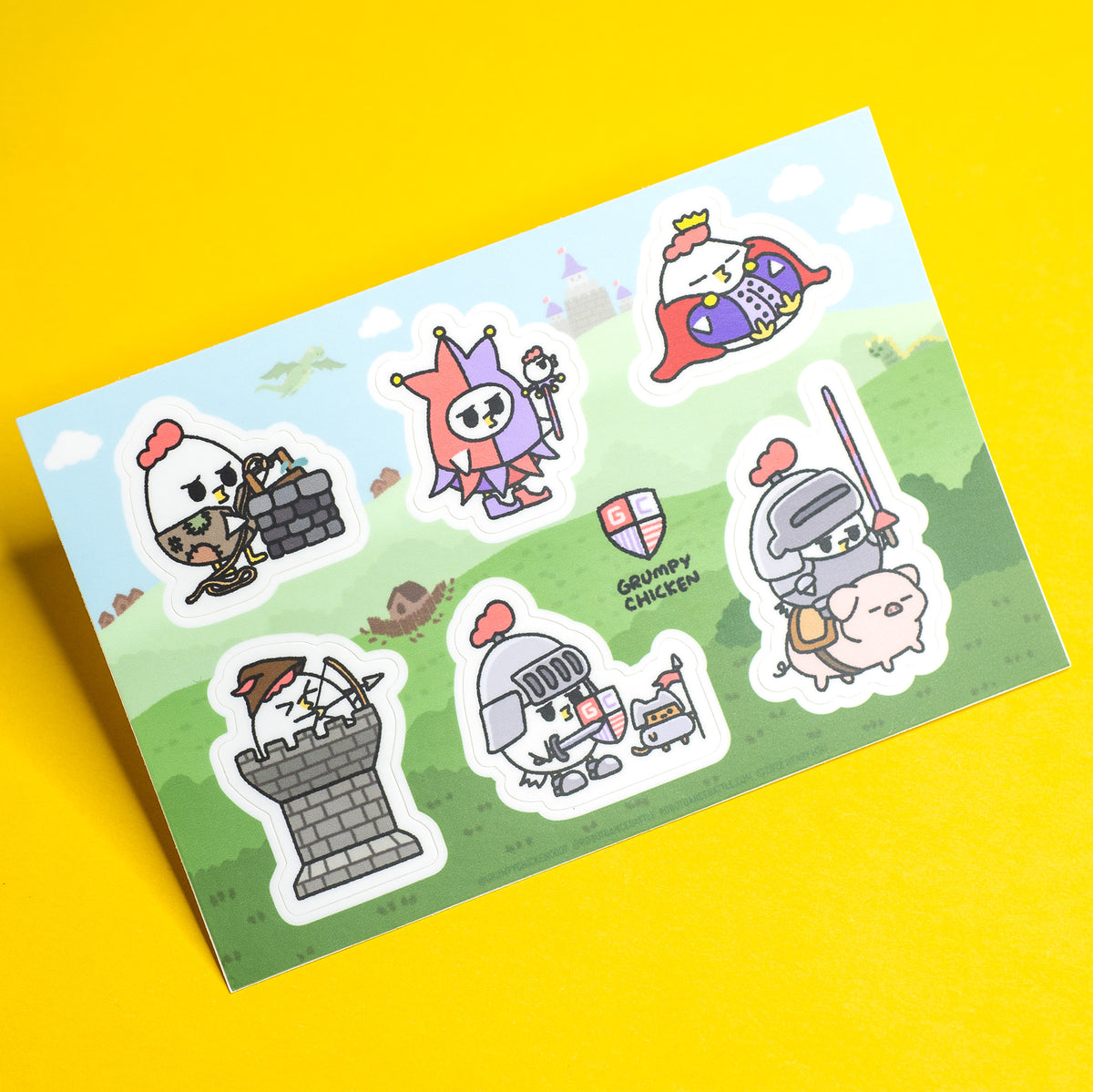 Cute Chicken sticker sheet