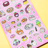 A Sweet Day Glitter Planner Sticker Sheet