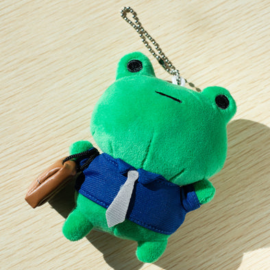 Bizness Frog Plush Keychain