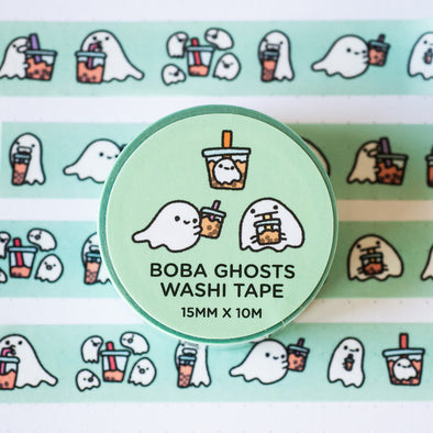 Boba Ghosts Washi Tape