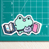 Froggy Books Vinyl Sticker