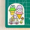 Ice Cream Dessert Vinyl Sticker