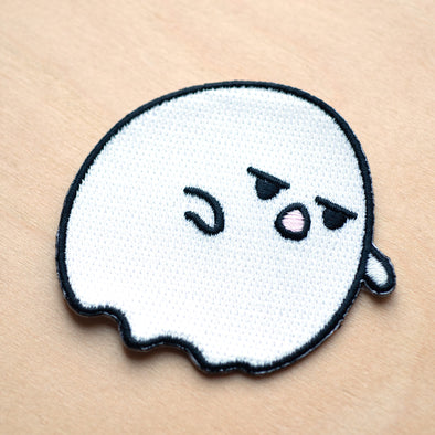 Little Ghost Glow In the Dark Iron On Patch