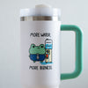 Bizness Frog "More Water, More Bizness." 30oz Water Tumbler