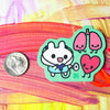 Heart and Lung Doctor Bunny Sticker