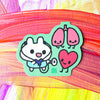 Heart and Lung Doctor Bunny Sticker