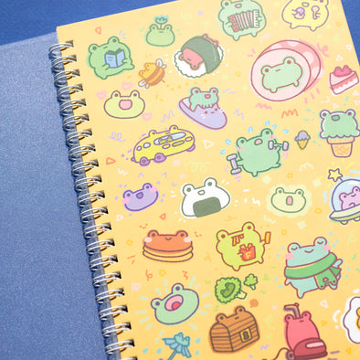 Chaos of Frogs Sticker Storage Book