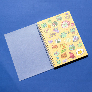 Chaos of Frogs Sticker Storage Book