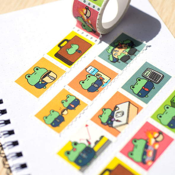 Bizness Frog Stamp Washi Tape