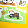 Grumpy Chicken Grumpy Farms Sticker Sheet